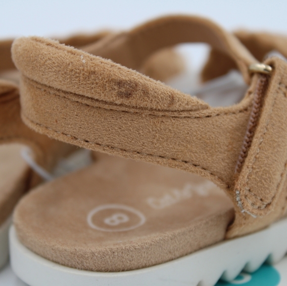 NWT Cat & Jack Toddler Girls Maddie Sandals Size 8 – Cognac - Picture 4 of 6